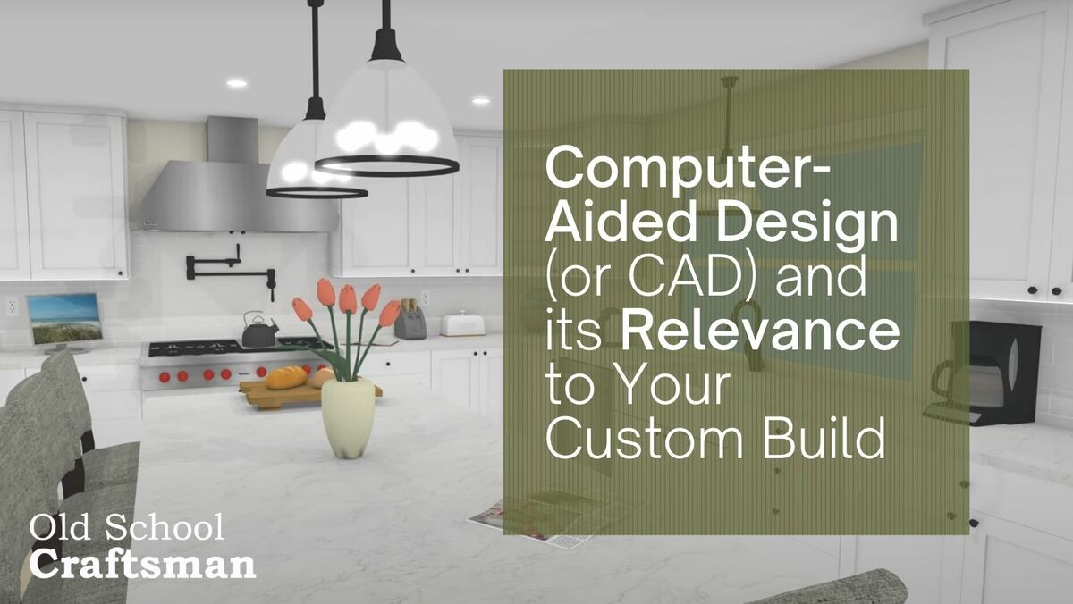 A Computer aid design of a custom build kitchen